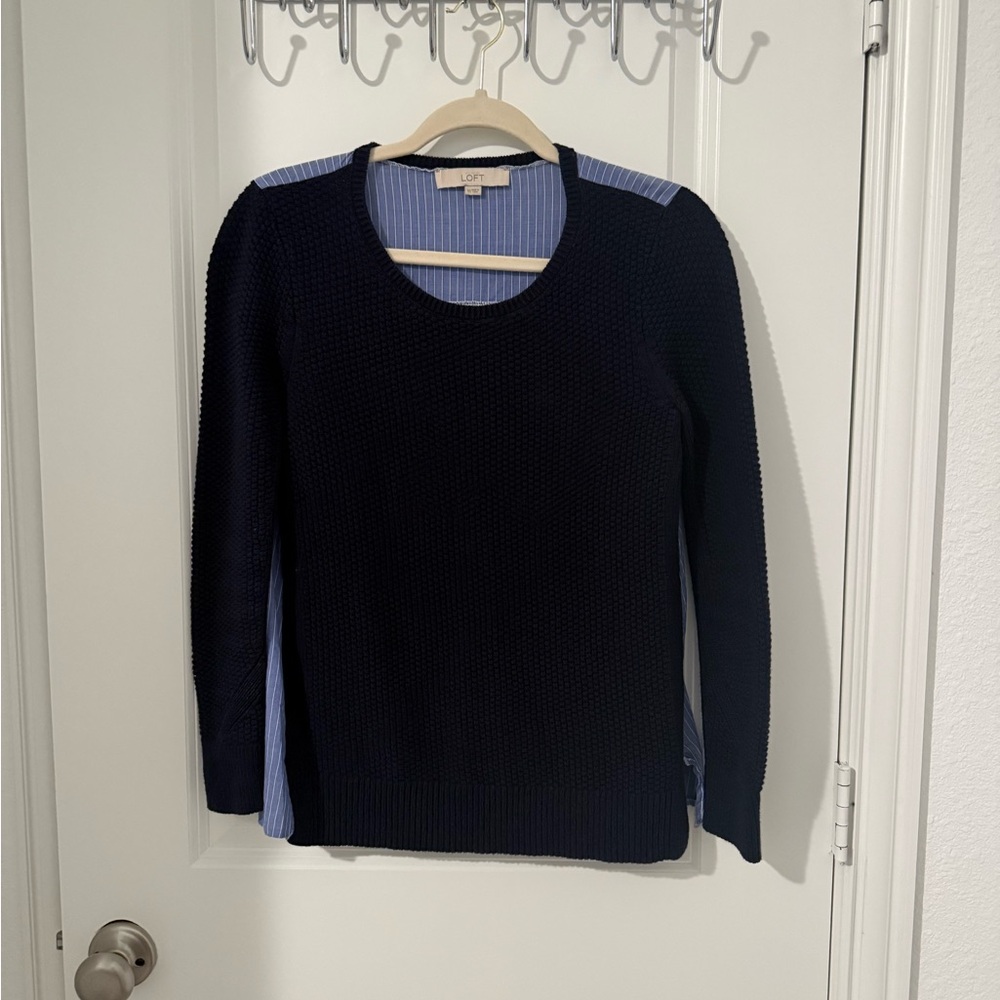 Loft blue sweater